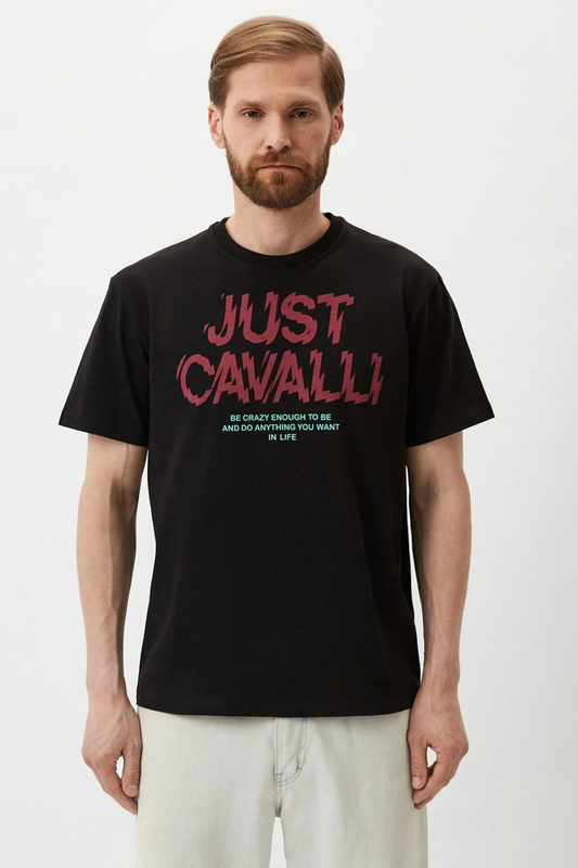 T-shirt Just Cavalli Preta SS24
