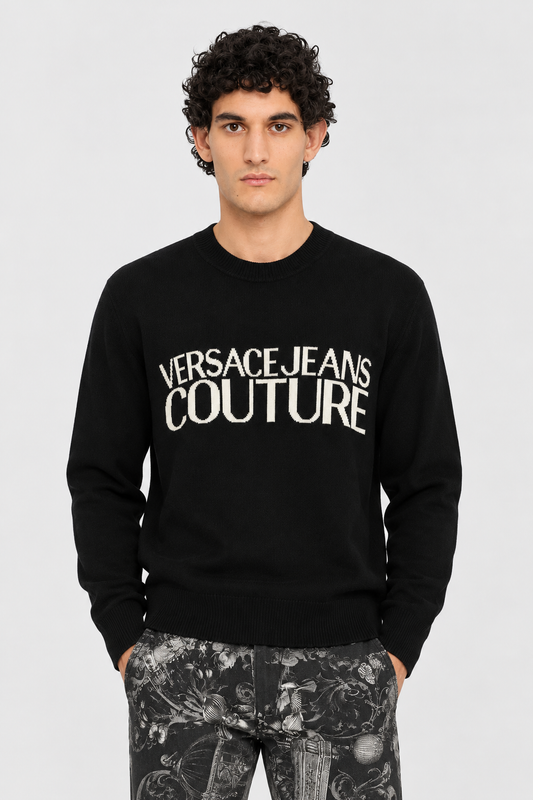 Camisola de Malha Versace Jeans Couture Preta Versace Jeans Couture