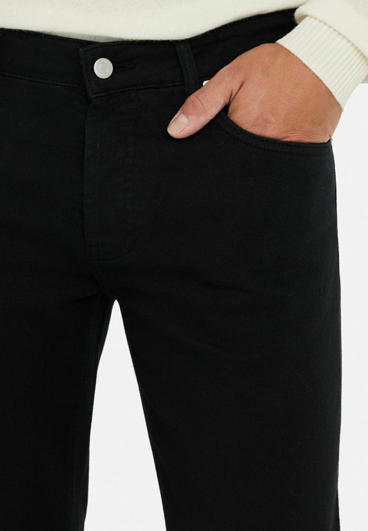 Calça de Ganga Preta Slim Fit
