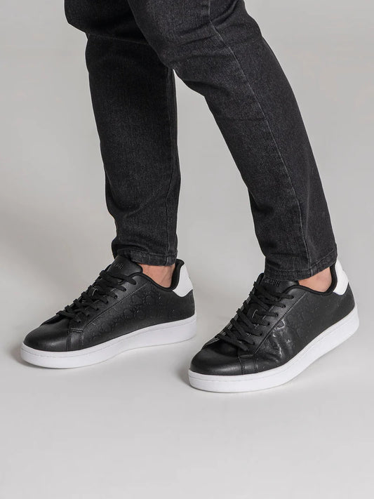 Sapatilhas com Monograma Gianni Kavanagh Preto Gianni Kavanagh