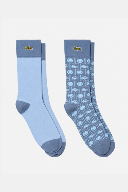 Pack 2 Pares de Meias Lacoste Azuis Lacoste