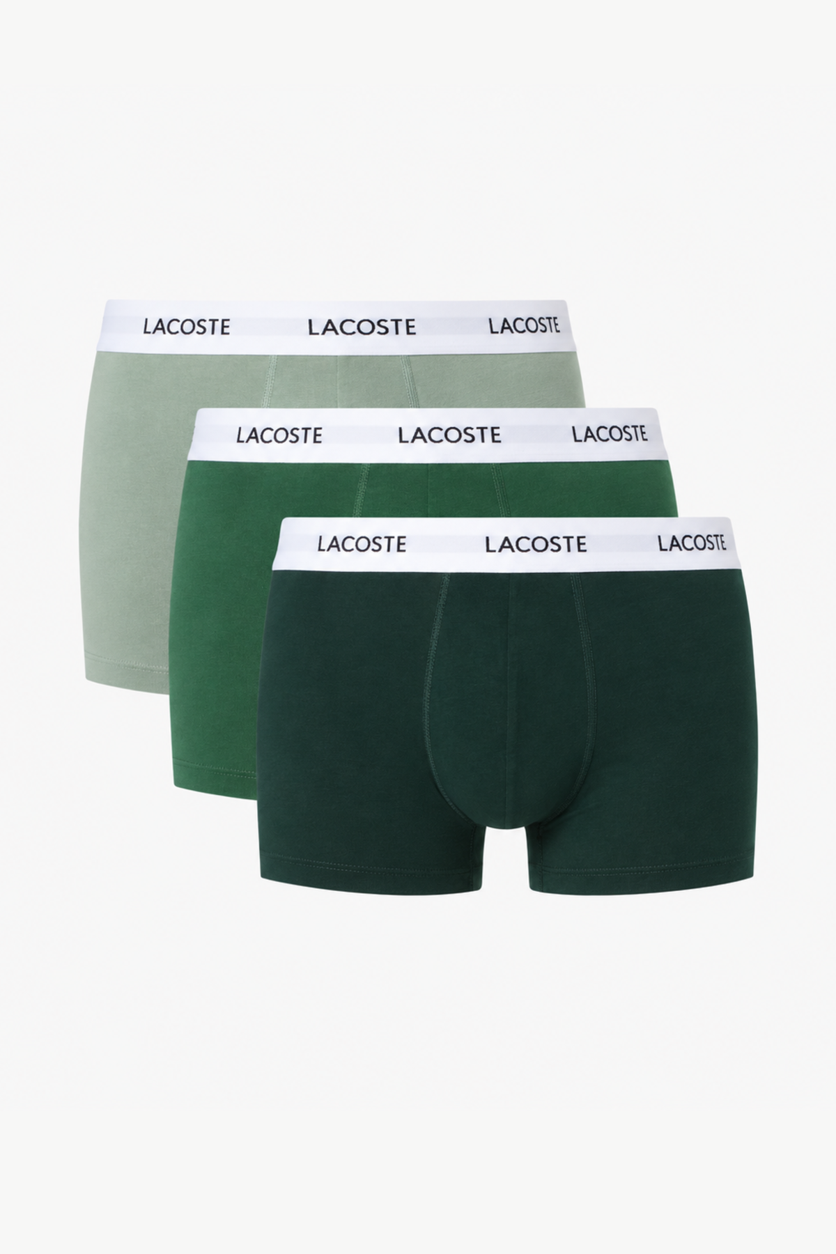 Pack 3 Boxers Lacoste Verdes Lacoste