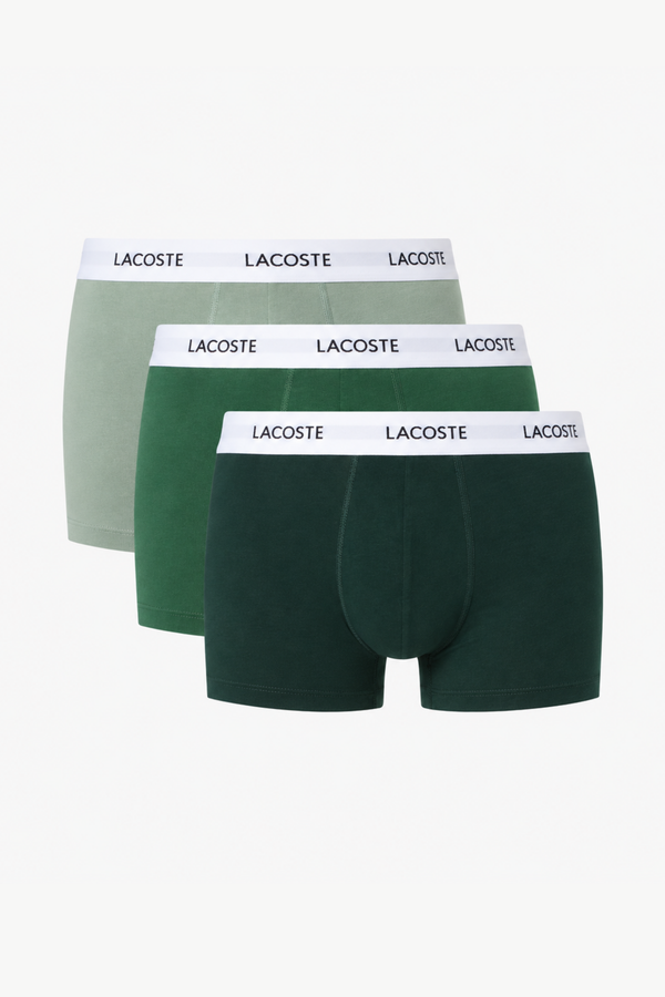 Pack 3 Boxers Lacoste Verdes