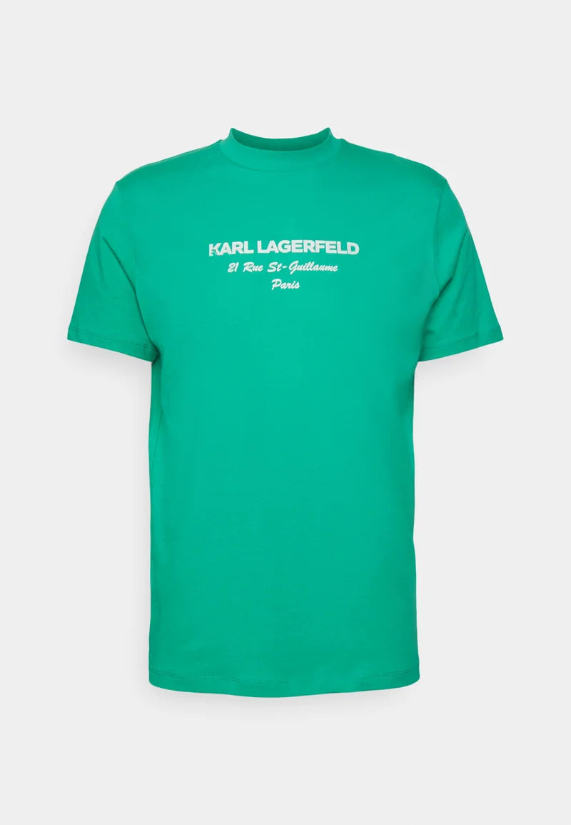 Karl Lagerfeld Green Printed T-shirt