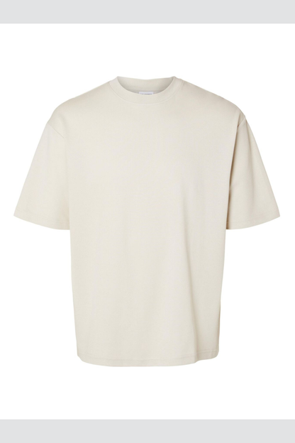 T-shirt Bege Selected SS25 Selected