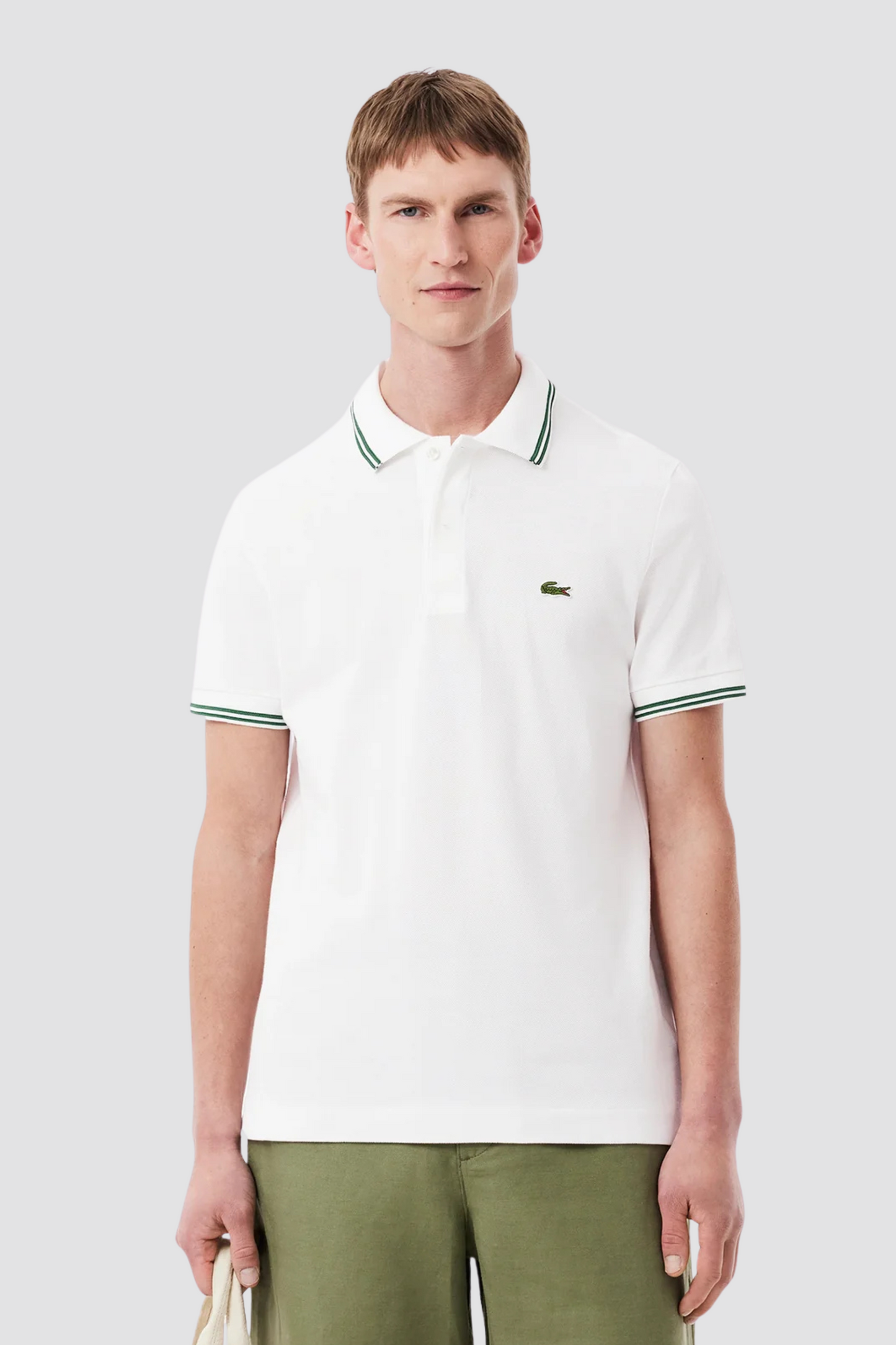 Polo Branco Lacoste SS25