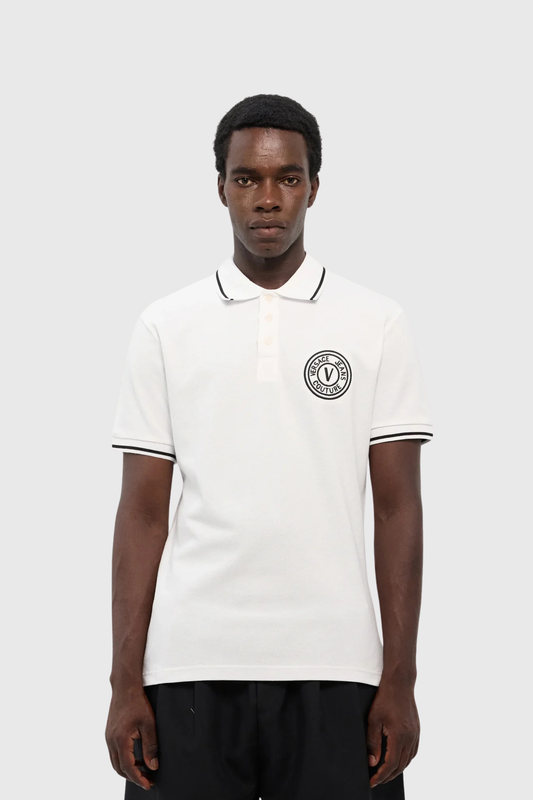 Polo Branco Versace Jeans Couture SS26