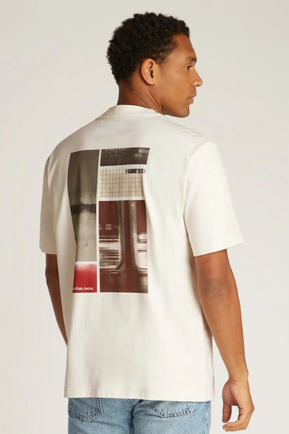 T-shirt Calvin Klein Bege FW24 Calvin Klein