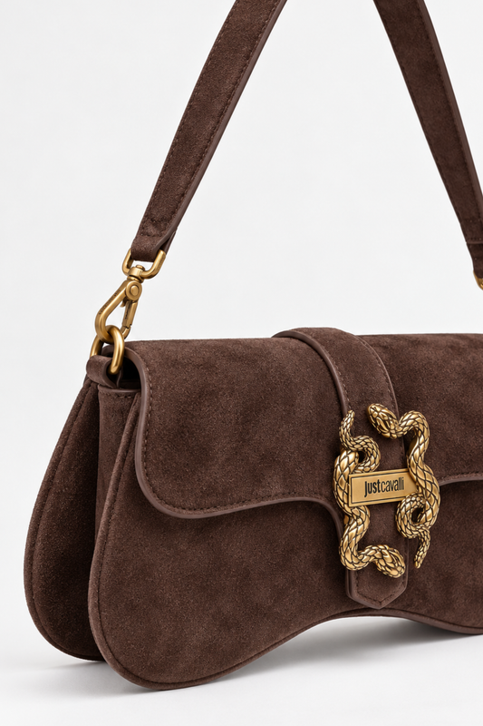 Mala de Ombro Just Cavalli Castanha Just Cavalli W