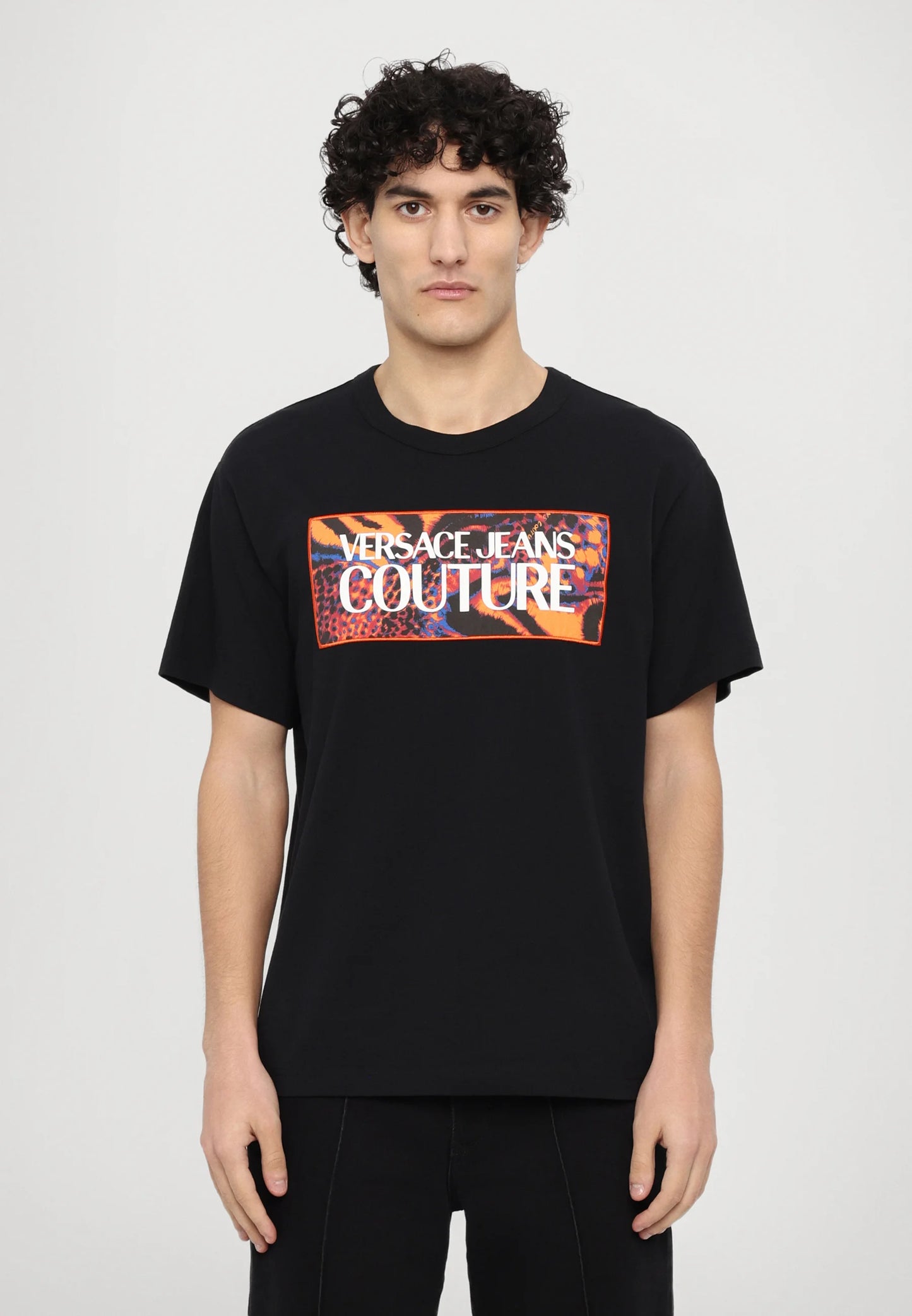 T-shirt Preta Versace Jeans Couture SS25