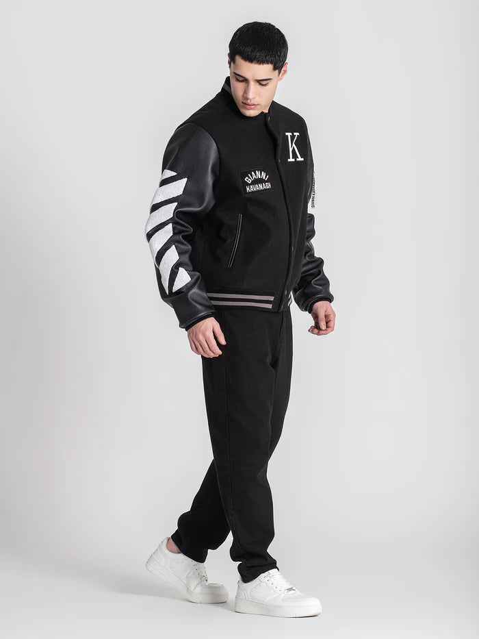 Casaco Bomber Preto Gianni Kavanagh FW25