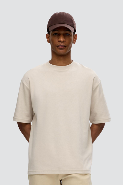 T-shirt Bege Selected SS25 Selected