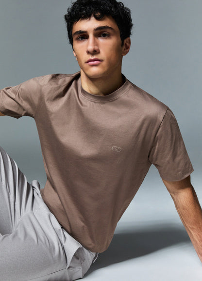 T-Shirt Básica Castanha LIU JO