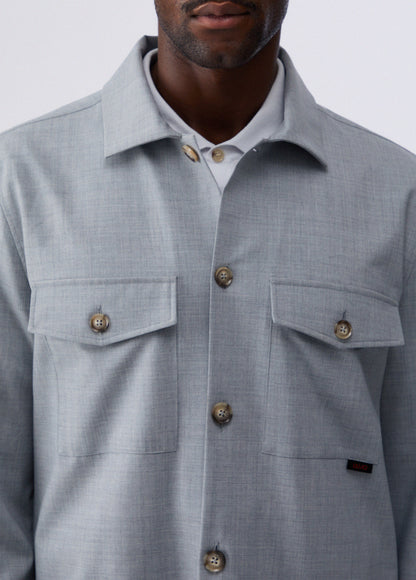 Sobrecamisa Cinza em Mistura Lã e Algodão LIU JO