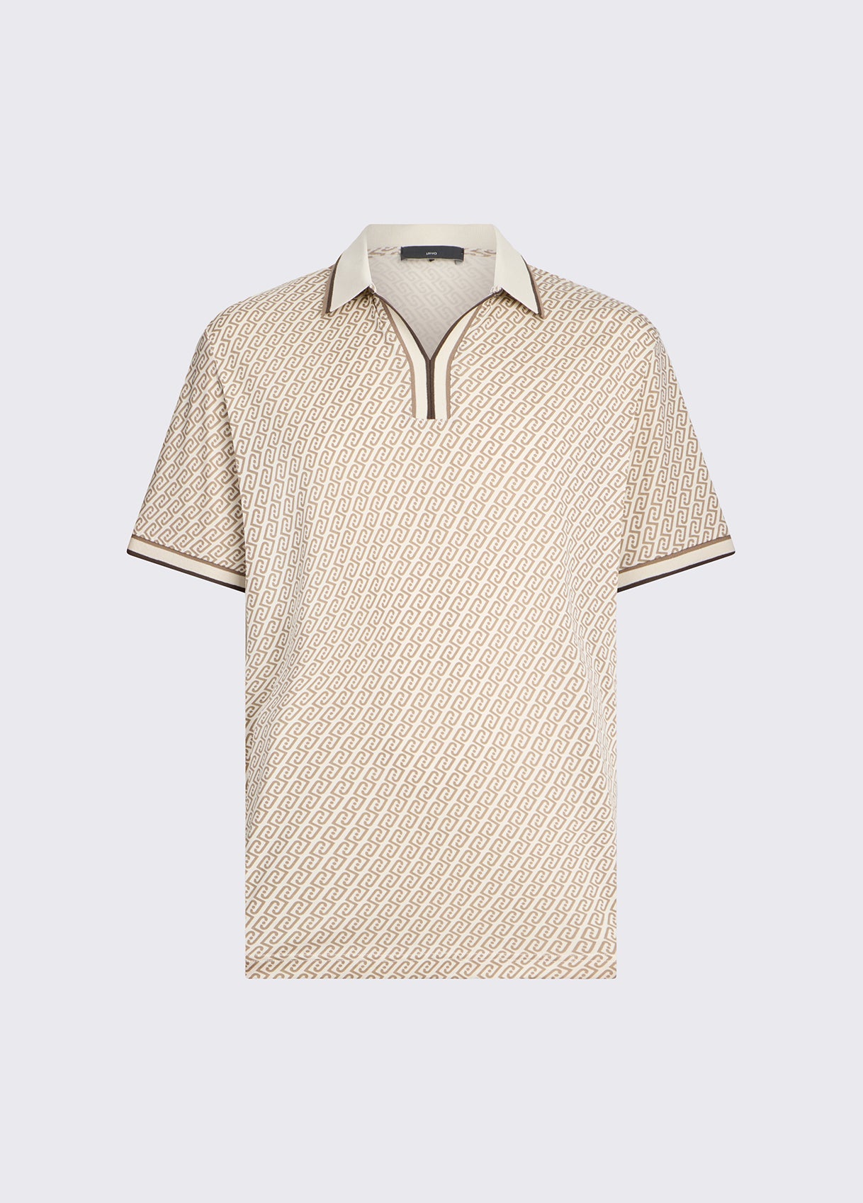 Polo Padrão Castanho Liu Jo SS26