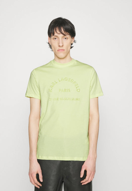 Karl Lagerfeld Yellow Printed T-shirt