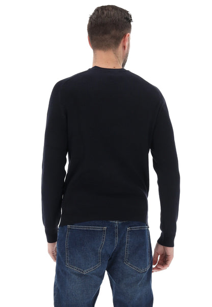 Camisola de Malha Canelada Gianni Lupo Azul Gianni Lupo