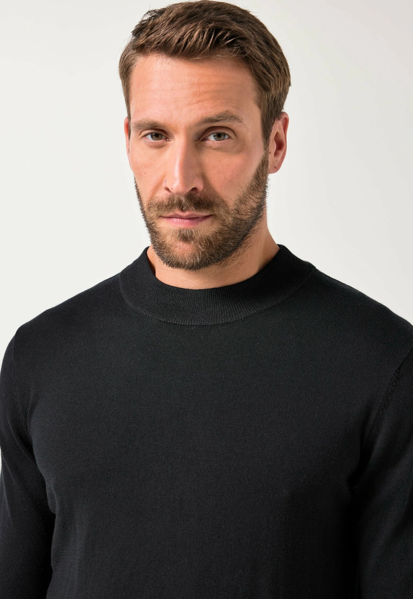 Camisola  Meia Gola Preta Gianni Lupo FW-25