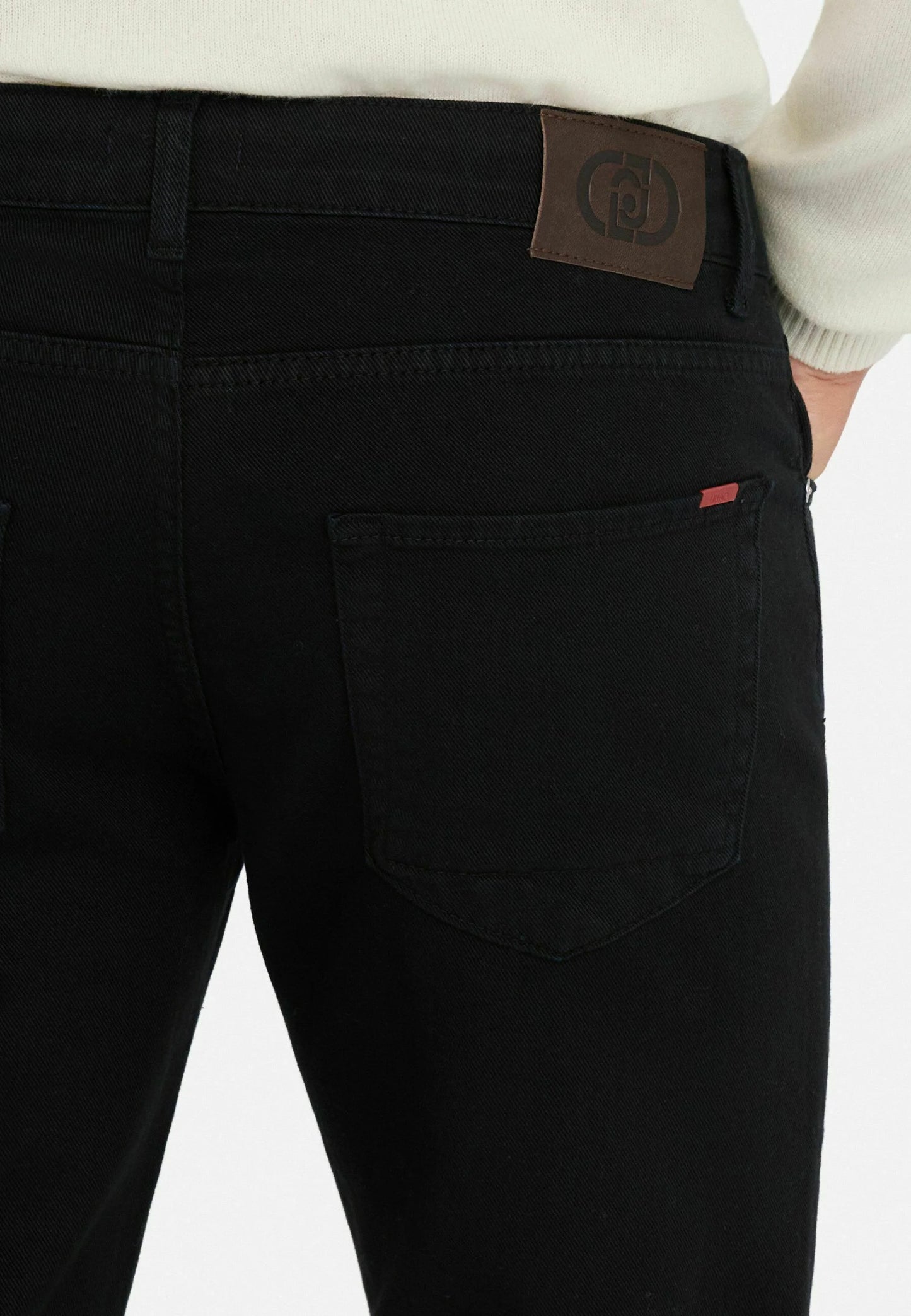 Calça de Ganga Preta Slim Fit