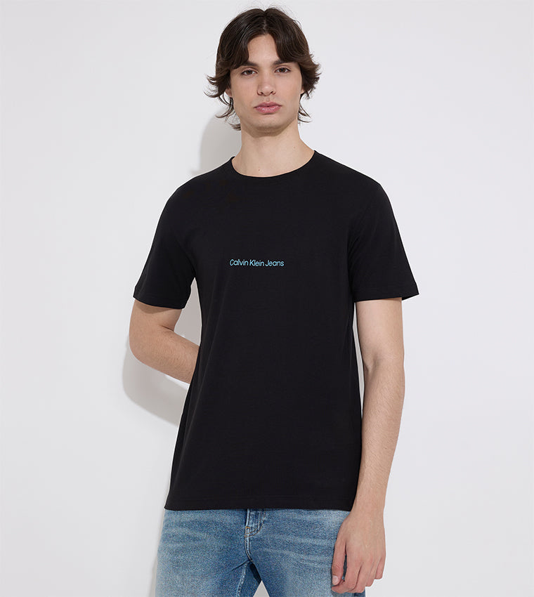 T-shirt Preta Calvin Klein FW24