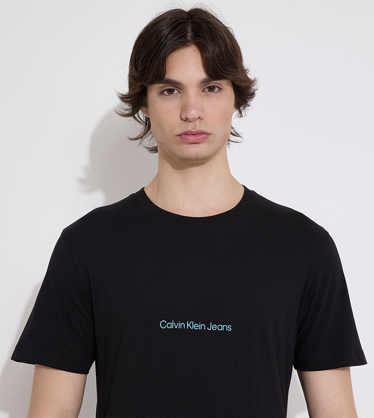 T-shirt Preta Calvin Klein FW24