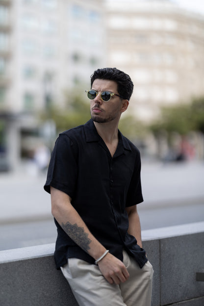 Camisa Manga Curta Preta Antony Morato