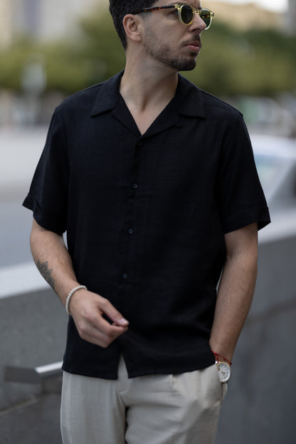 Camisa Manga Curta Preta Antony Morato