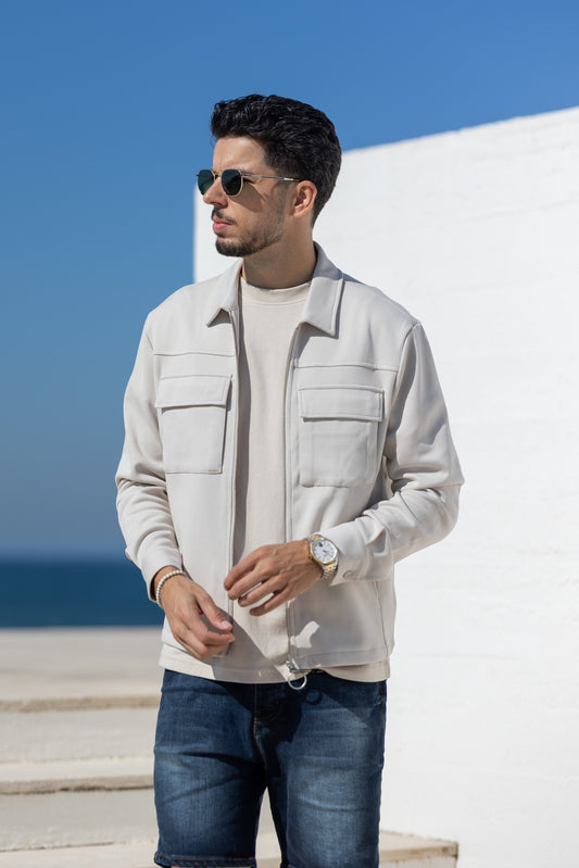 Casaco Meia-Estação Bege Antony Morato SS25