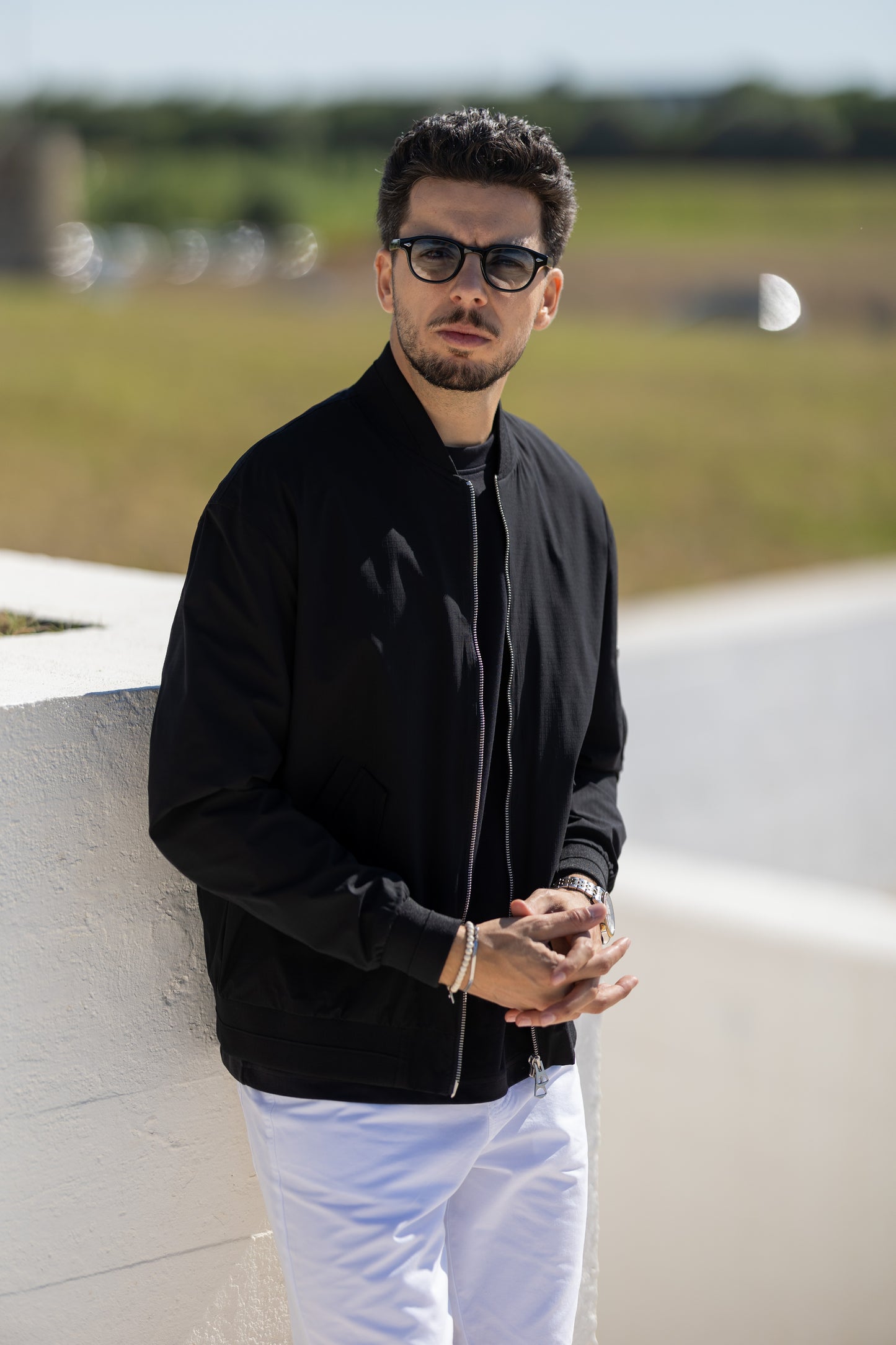 Casaco Bomber Preto Antony Morato SS25