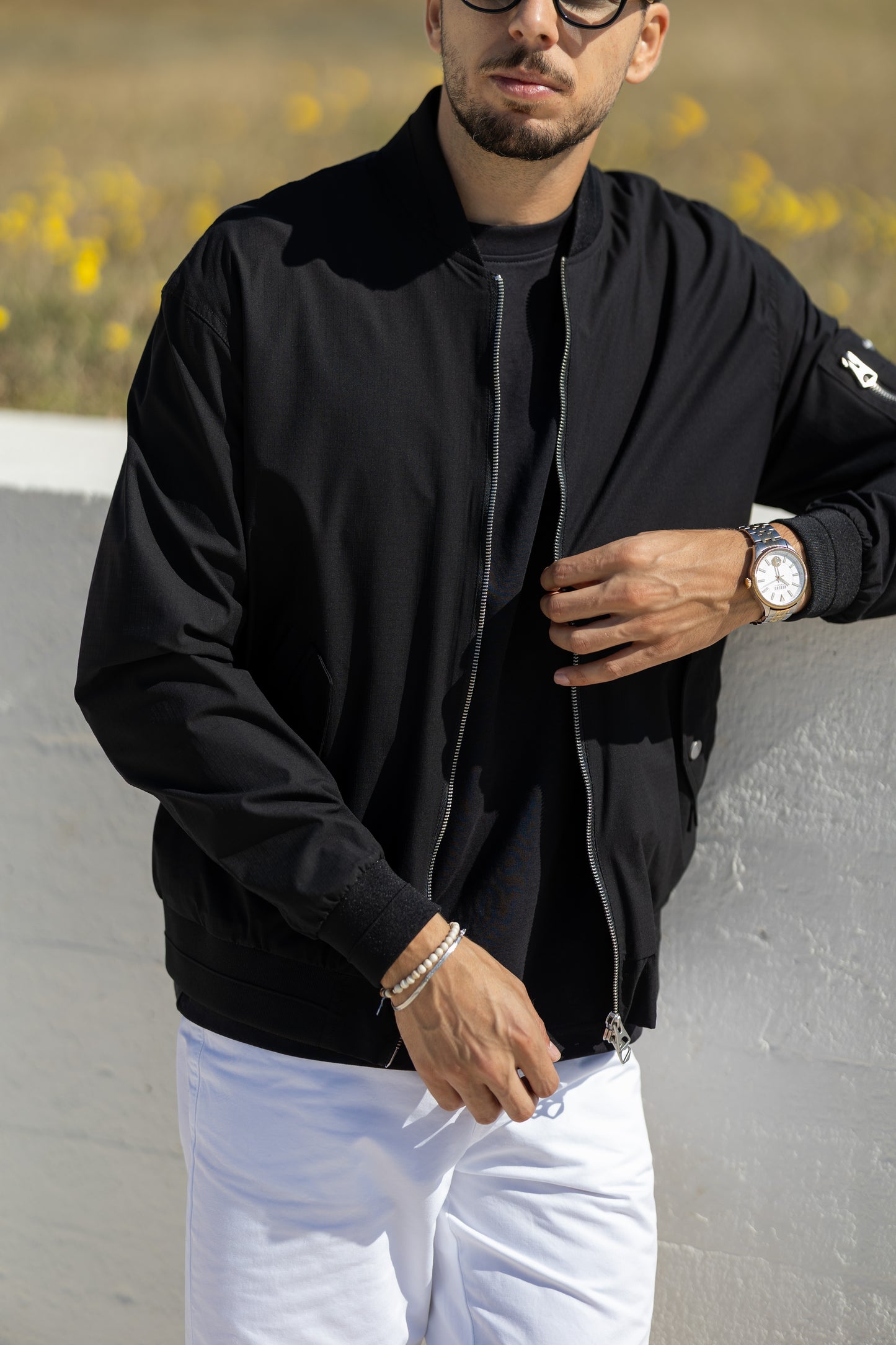 Casaco Bomber Preto Antony Morato SS25