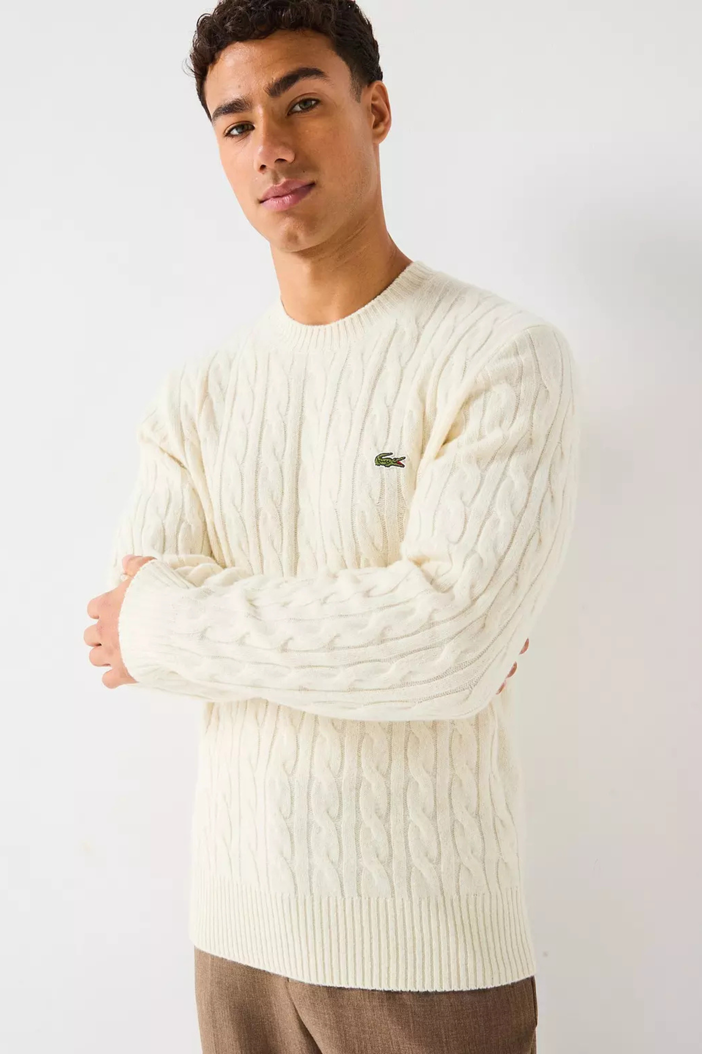 Camisola Malha Bege Lacoste FW-25 Lacoste