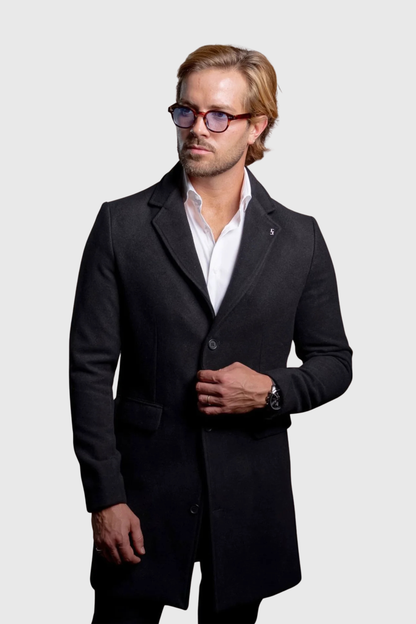 Casaco Sobretudo Preto IC Wear IC Wear