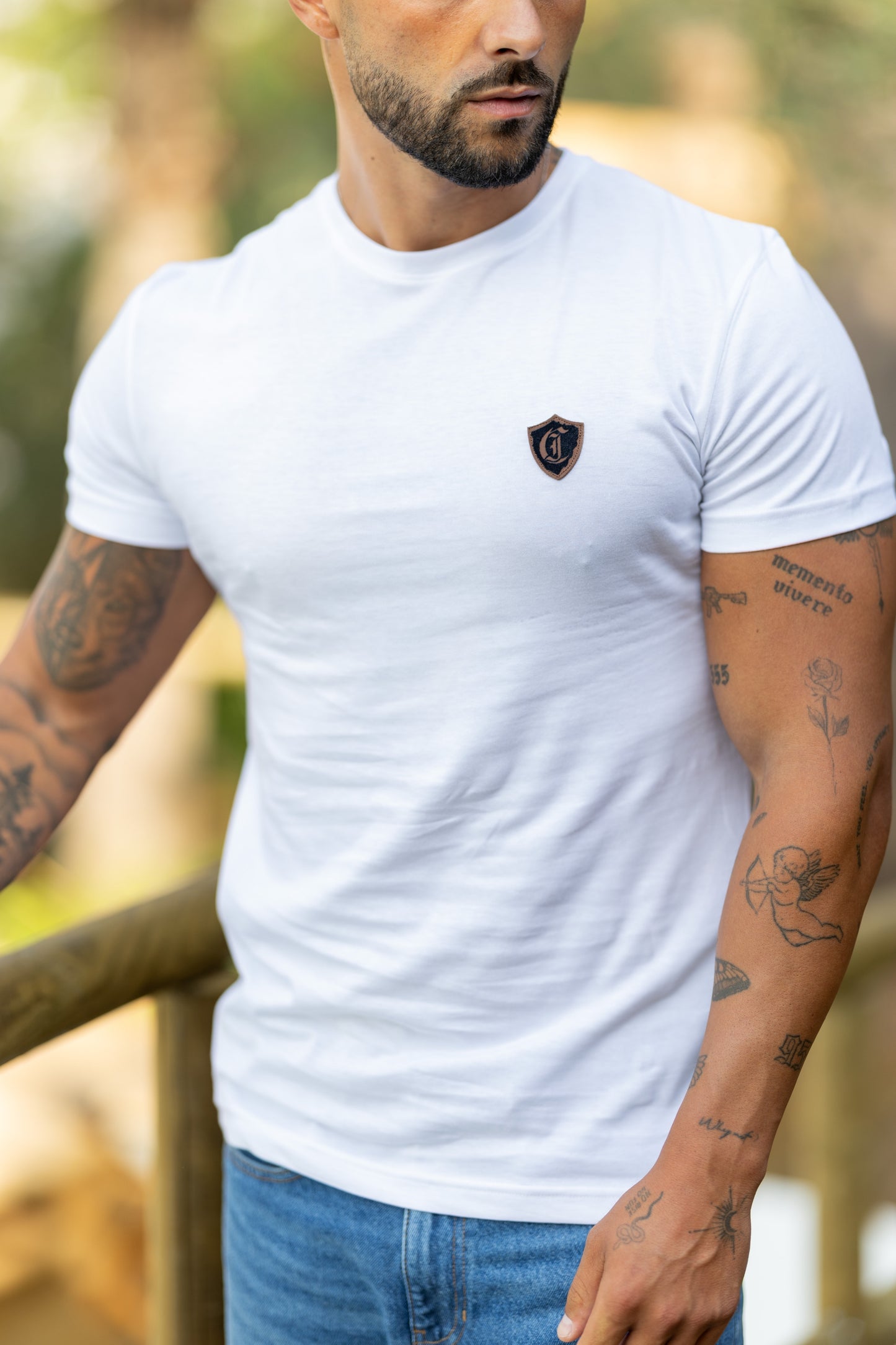 T-shirt Branca Just Cavalli FW25