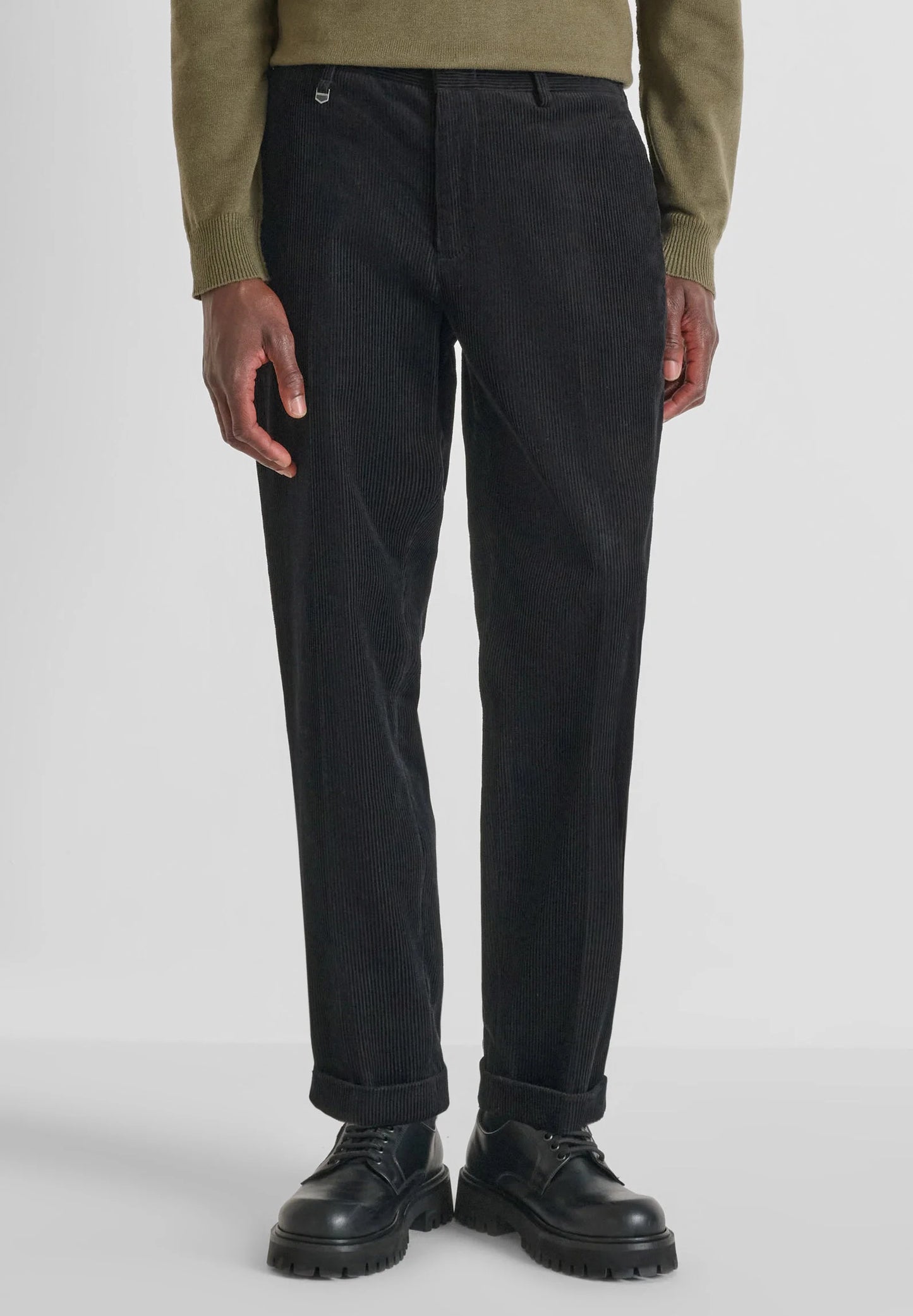 Calça Preta Bombazine Antony Morato FW25