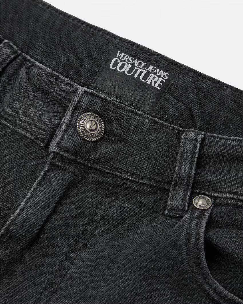 Calça de Ganga Cinza Versace Jeans Couture FW25