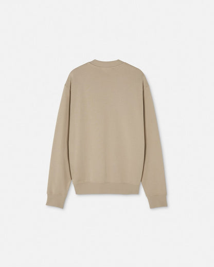 Sweatshirt Bege com Logótipo Versace Jeans Couture