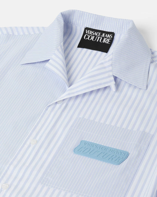 Camisa Azul Versace Jeans Couture SS26