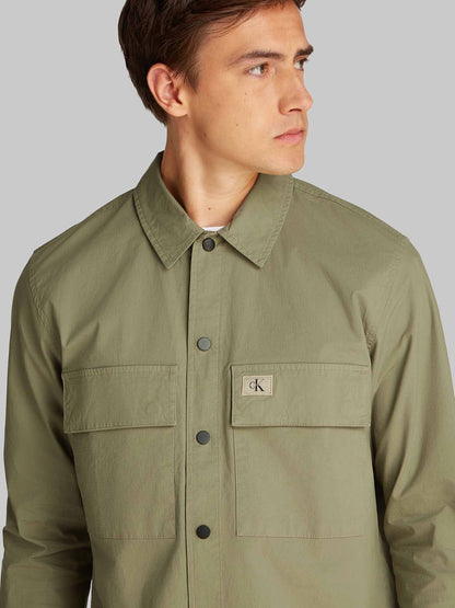 Sobrecamisa Verde Calvin Klein SS25 Calvin Klein