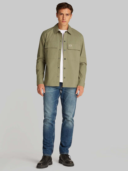Sobrecamisa Verde Calvin Klein SS25 Calvin Klein