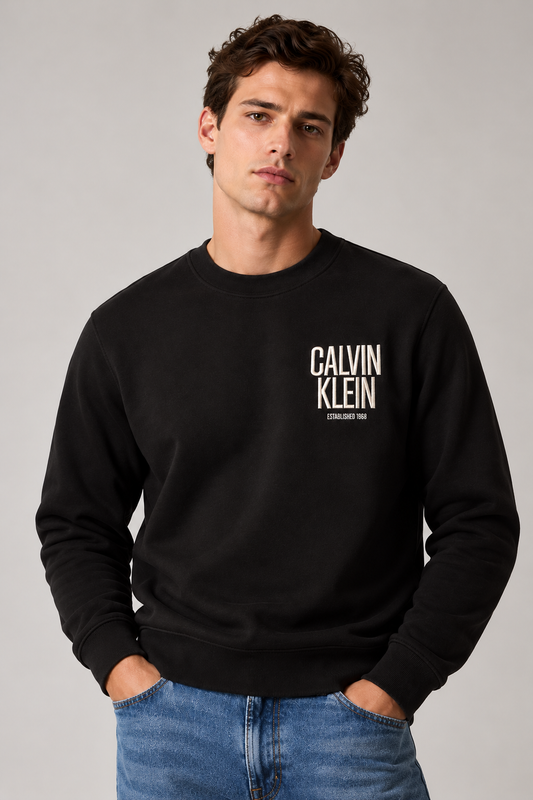 Sweatshirt Calvin Klein Preta Calvin Klein