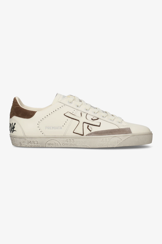 Sapatilhas Premiata Creme - Steven 8476 Premiata