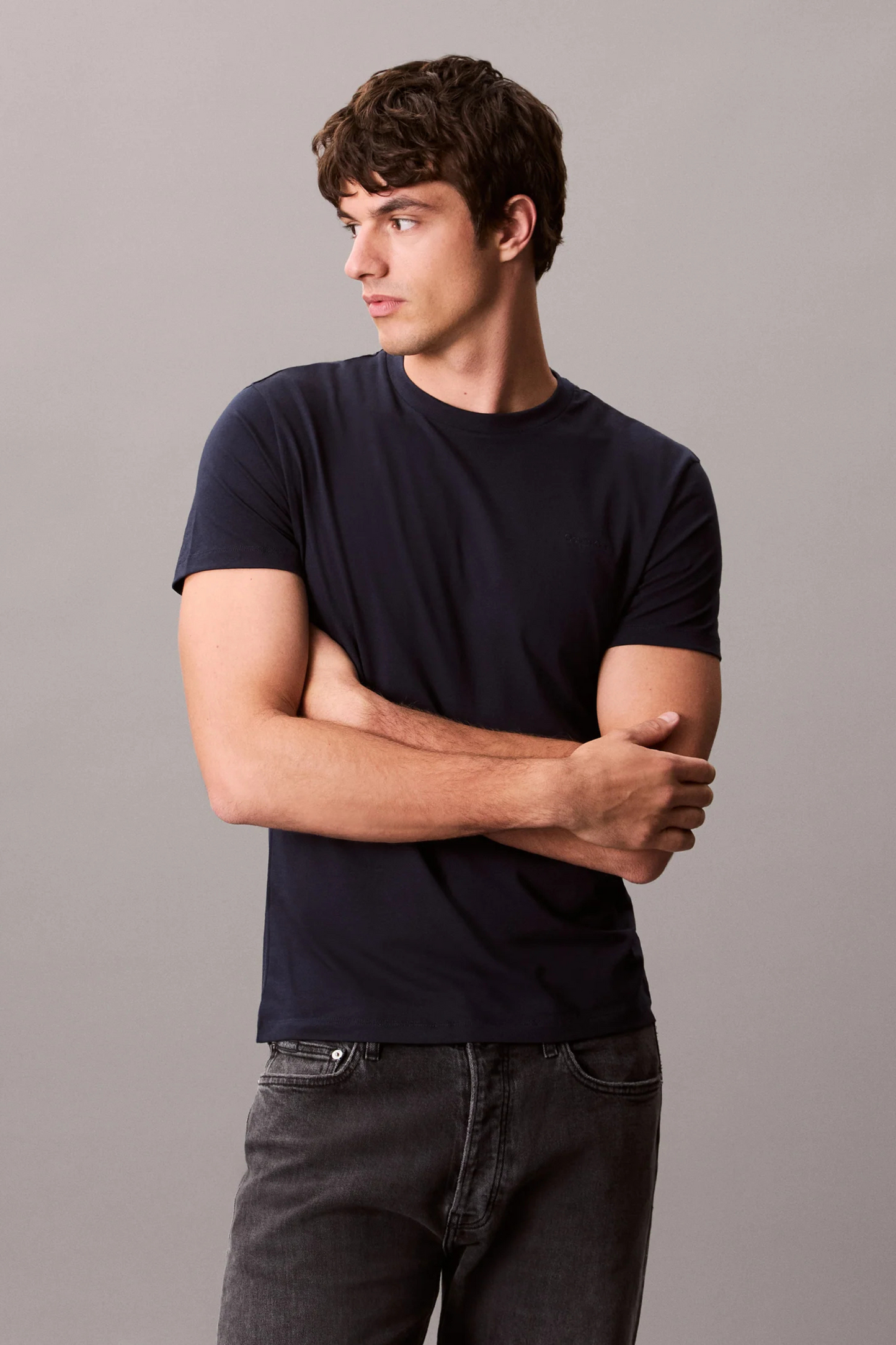 T-shirt Calvin Klein Azul Marinho FW25