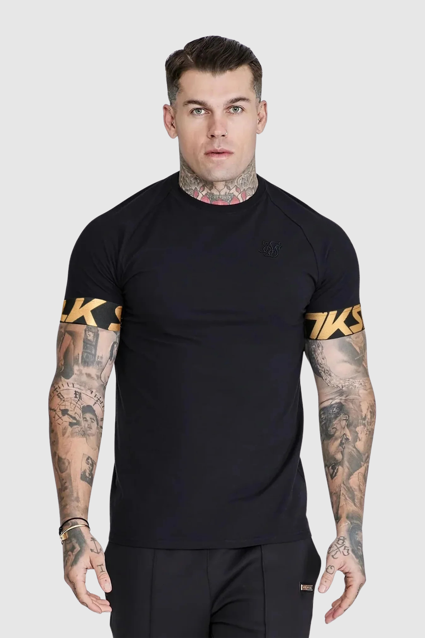 T-shirt Preta Muscle Fit