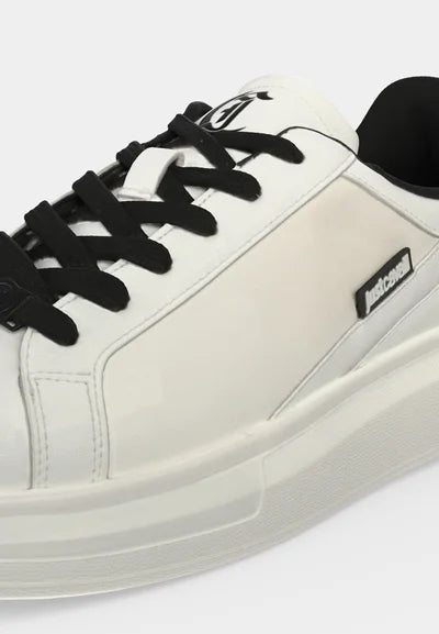 Sapatilhas Fondo Ursa Just Cavalli com Logo Branco Just Cavalli