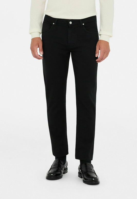 Calça de Ganga Preta Slim Fit