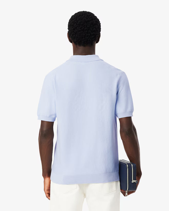 Polo de Malha Classic Fit Lacoste  Azul Lacoste