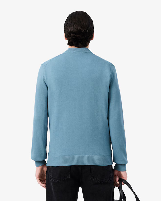 Camisola de Malha com Gola Redonda Lacoste Azul Lacoste