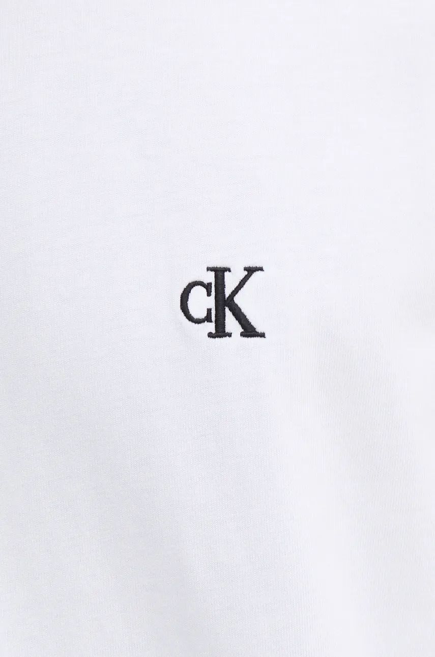 T-shirt Calvin Klein Branca J30J326458 FW24