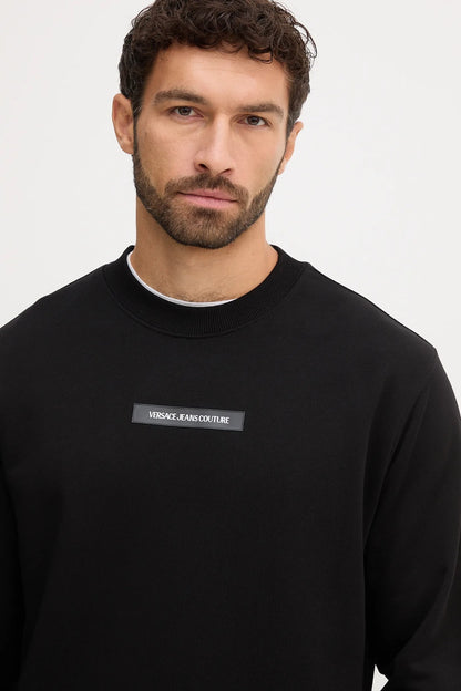 Sweat Preta Versace Jeans Couture Versace Jeans Couture