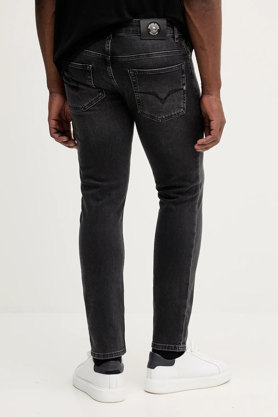 Calça de Ganga Cinza Versace Jeans Couture FW25